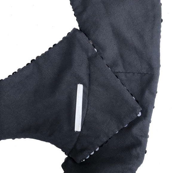 Comme des Garçons Spring 2010 Black Sequin Harness Vest - Picture 6 of 8